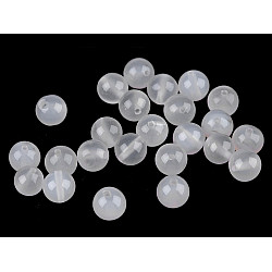 Synthetic Mineral Beads White Agate Ø8 mm (package 10 pc.)