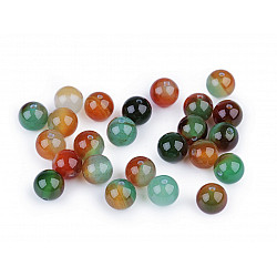 Synthetic Mineral Beads Multicolor Agate Ø8 mm (package 10 pc.)