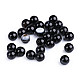 Synthetic Mineral Beads Black Agate Ø8 mm (package 10 pc.)