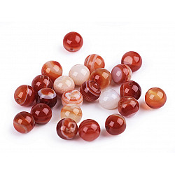 Synthetic Mineral Beads Red Agate Ø8 mm (package 12 pc.)