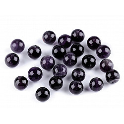 SyntheticMineral / Gemstone Beads Amethyst Ø8 mm (package 15 pc.)