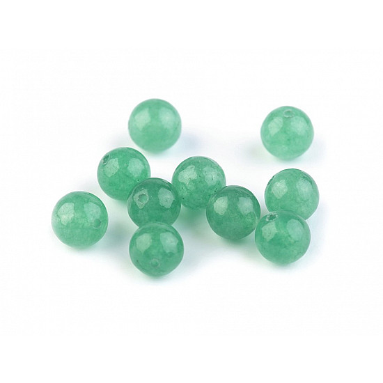 Synthetic Mineral / Gemstone Beads Avanturine Ø6 mm (package 10 pc.)