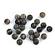 Natural Mineral / Gemstone Beads Tibetan Agate striped Ø8 mm (package 15 pc.)