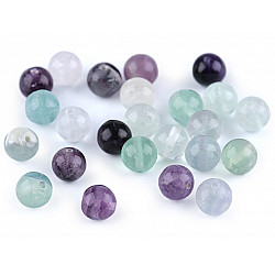 Natural Mineral / Gemstone Beads Fluorit Ø8 mm (package 8 pc.)