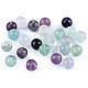 Natural Mineral / Gemstone Beads Fluorit Ø8 mm (package 8 pc.)