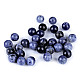 Natural Mineral / Gemstone Beads Sodalite Ø6 mm (package 10 pc.)