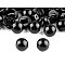 Black Dome Buttons Eyes 15', black, 20 pc.