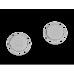 Magnetic Button Ø23 mm, white, 2 set