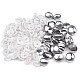 Self-Cover Buttons 24, white, 100 set