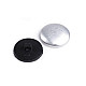 Self Cover Button size 44, black, 20 set