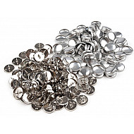 Self-cover all metal Button 28', nickel, 100 set