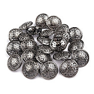 Metal Button size 28', nickel antik, 5 pc.