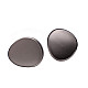 Metal Button size 54, nickel antik, 2 pc.