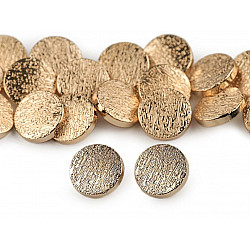 Metal Button 28', gold lt., 5 pc.