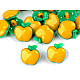 Childrens Button size 28 Apple, yellow, 50 pc.