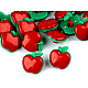 Childrens Button size 28 Apple, red, 50 pc.