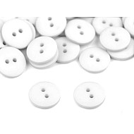 Button size 24', white, 10 pc.