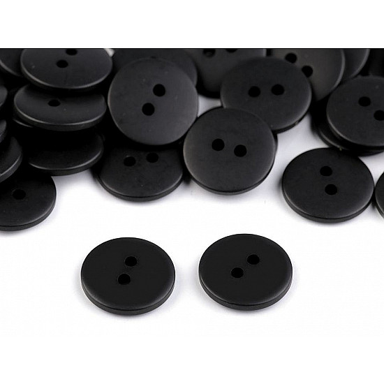 Button size 24, black, 10 pc.