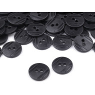 Button size 24', black, 50 pc.