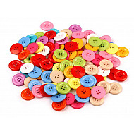 Button B colorful mix size 34', 100 pc.