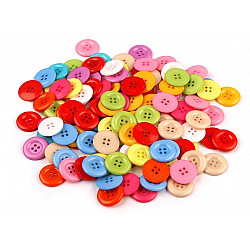 Button B colorful mix size 34', 100 pc.