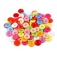 Button B colorful mix size 40', mix, 20 pc.