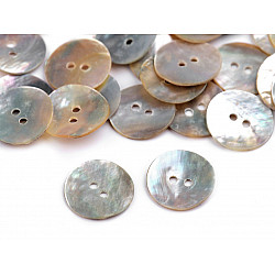 Nacre / Pearl Button size 28', 5 pc., pearl