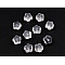 Earring Stoppers 3x5 mm, Transparent, 5 g