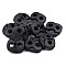 Cord Lock Stopper Toggles 20x20 mm 2-hole (package 10 pc.) - black