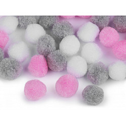 Pom Pom Ø20 mm, light pink, 1 bag