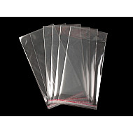 Clear Plastic Self-Adhesive Seal Bags 11x20 cm (package 100 pc.)