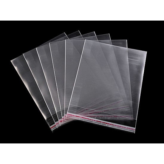 Self-adhesive Seal Plastic Bags 13x14.5cm (package 100 pc.)