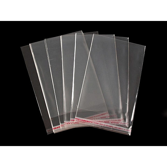 Clear Plastic Self-adhesive Seal Bags 8x12 cm (package 100 pc.)