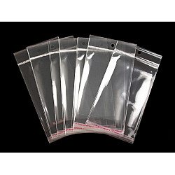 Clear Plastic Self-Adhesive Seal Bags w/ Hang Hole 10x13.5 cm (package 100 pc.)