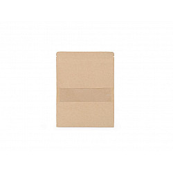 Paper Bag with Window Natural, small size (package 10 pc.) - (10 x 15 cm) natural medium