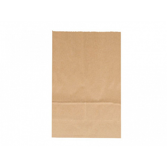 Paper Bag 12 x 21 x 7 cm (package 50 pc.) - natural brown