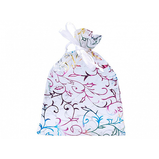 Organza Gift bag 8.5x12.5 cm colour lurex (package 10 pc.)