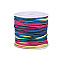 Cotton Cord / String Ø1 mm rainbow - multicolor, 1 Buc.