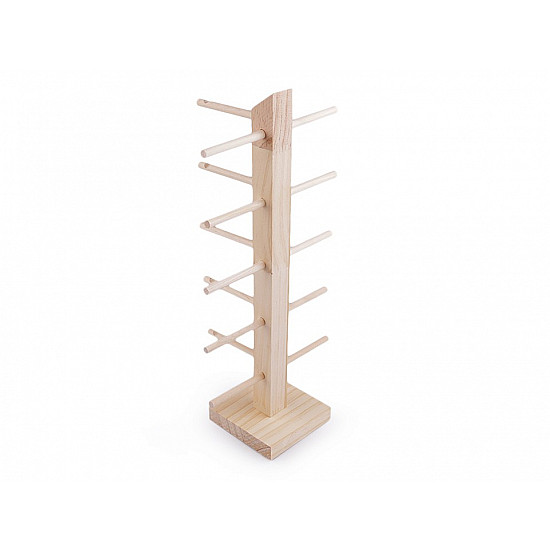 Wood Bracelet / Glasses Display Stand - natural light