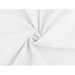 Single Knit Cotton Jersey Fabric (sold by the meter) - white