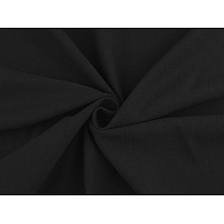 Single Knit Cotton Jersey Fabric (sold by the meter) - black