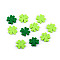 Felt Clover Leaf Ø20 mm, mix of colours, 10 pc.