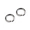 Stainless Steel Jump Ring Ø6 mm, platinum, 25 pc.