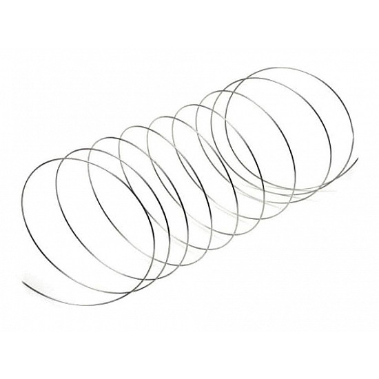 Memory wire for bracelets Ø 5cm, platinum, 20 g