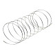 Memory wire for bracelets Ø 6cm, platinum, 20 g