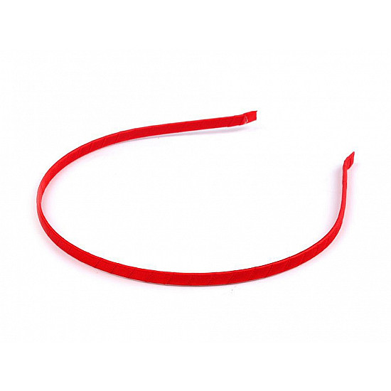 Satin Headband, red