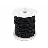 Eco-leather Cord Ø3 m, 1 metre, black