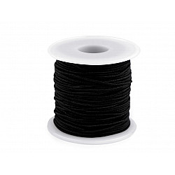 Round Elastic Ø1.2 mm, black, 45 m