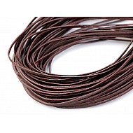 Leather String width 2 mm, 95 cm, light brown, 20 pc.