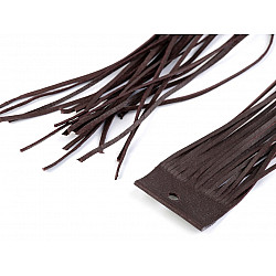 Leather String width 2 mm,  120 cm, darkbrown, 20 pc.